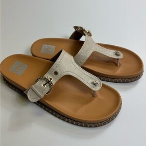 DV by Dolce Vita Cream and Tan Sandals
